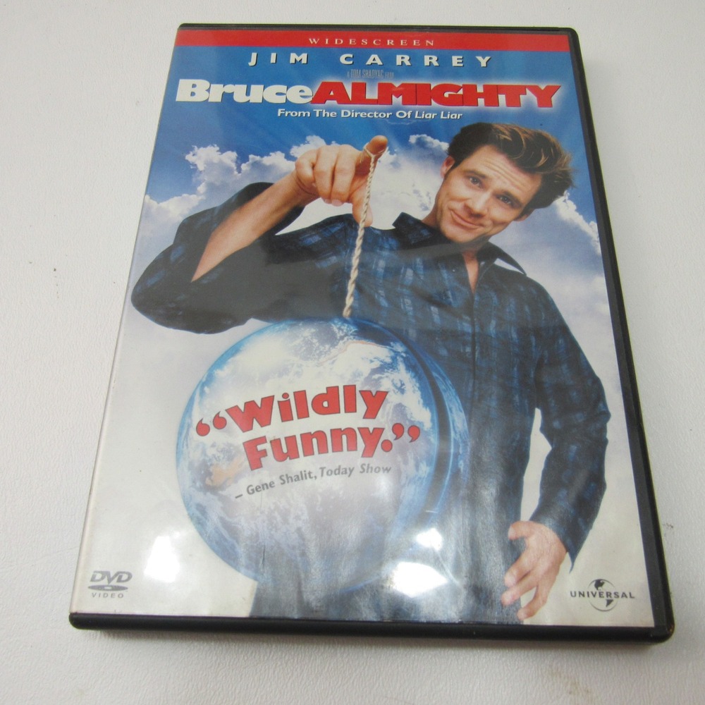 Bruce Almighty DVD Jim‎ Carrey Comedy Movie Universal Pictures
